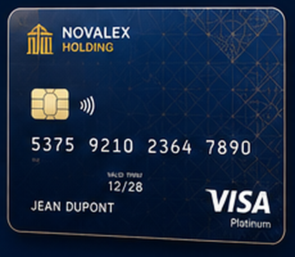 Carte de crédit NOVALEX HOLDING