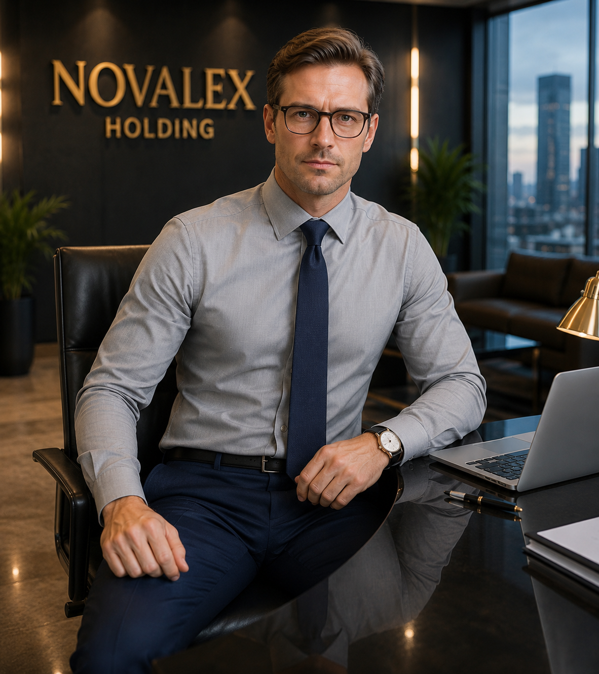 Portrait professionnel de Gabriel Fontaine, Directeur Data & IA chez NOVALEX HOLDING